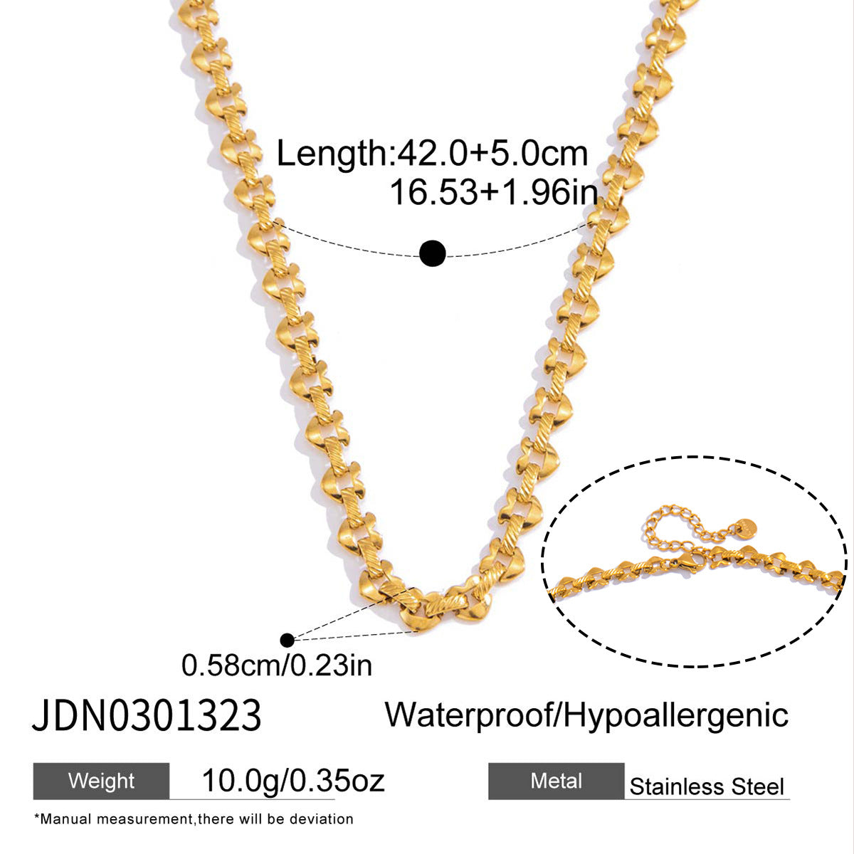 Heart Chain Necklace