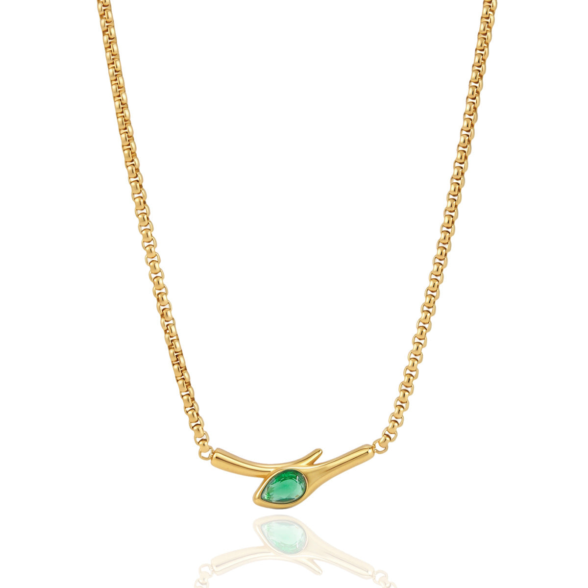 Snake Zircon Pendant Necklace Collection