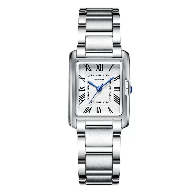 Vagran Needle Square Womens Retro Fashion Small Square Watch