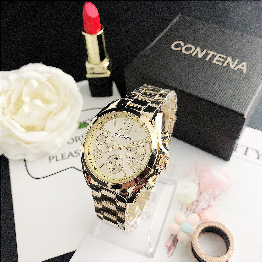 Women's Fashion Diamond Quartz Mesh Strap Watch