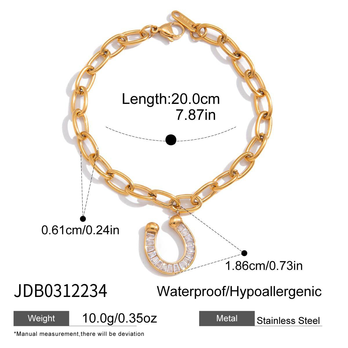 Horseshoe Zircon Jewelry Collection