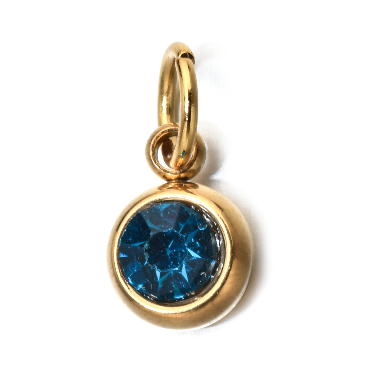 18K gold birthstone with 26 letters design light luxury noble necklace