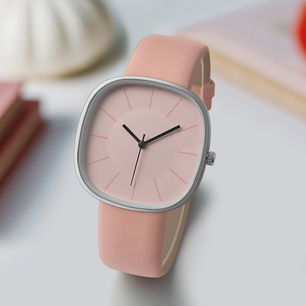 Niche High Sense Women's Cube Sugar Silicone Watch