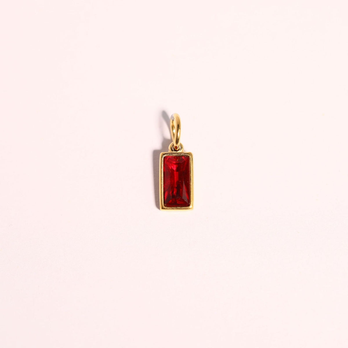18K gold letters with birthstone design high-end necklace