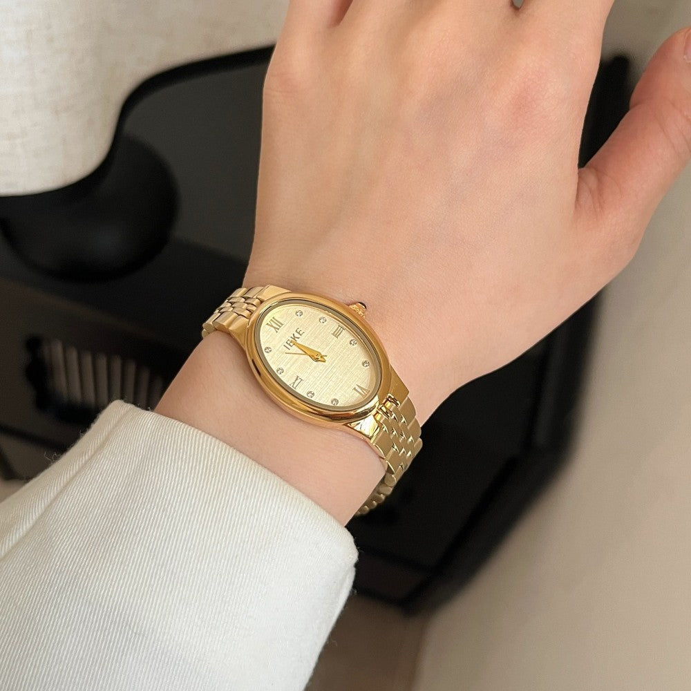 Niche Design Oval Dot Diamond Small Dial