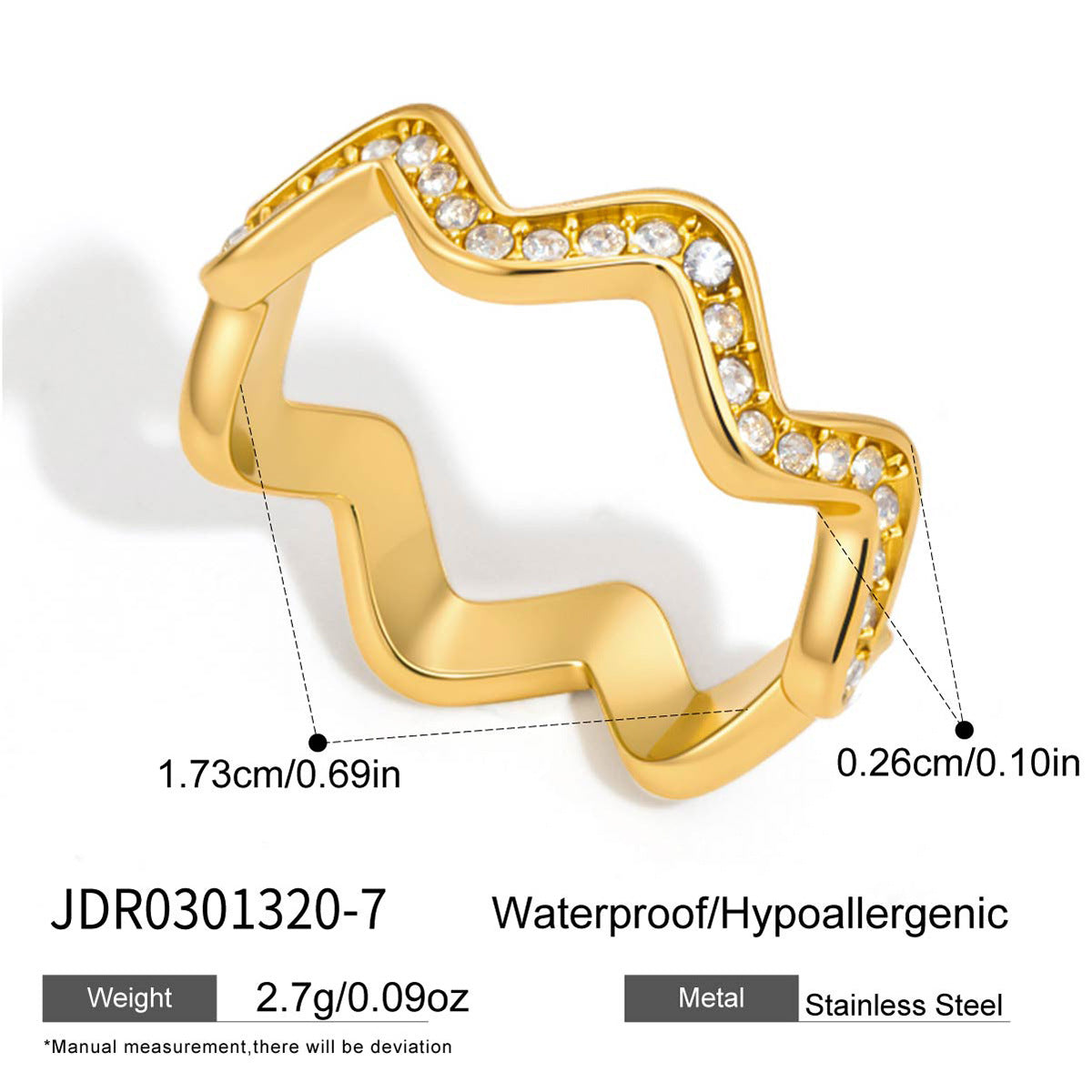 Zircon Band Ring Collection