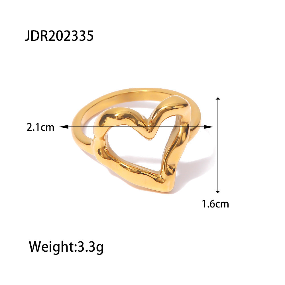 Heart Motif Ring Collection