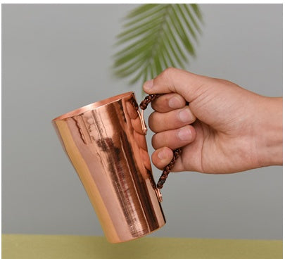 Handmade Copper Water Cup Thick Red Copper Cup Brass Cup Beer Copper Cup Personalized Copper