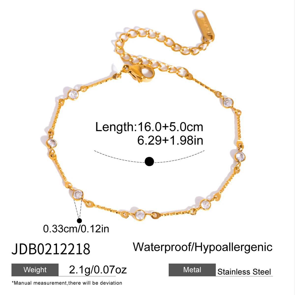 Charm Zircon Bracelet Collection