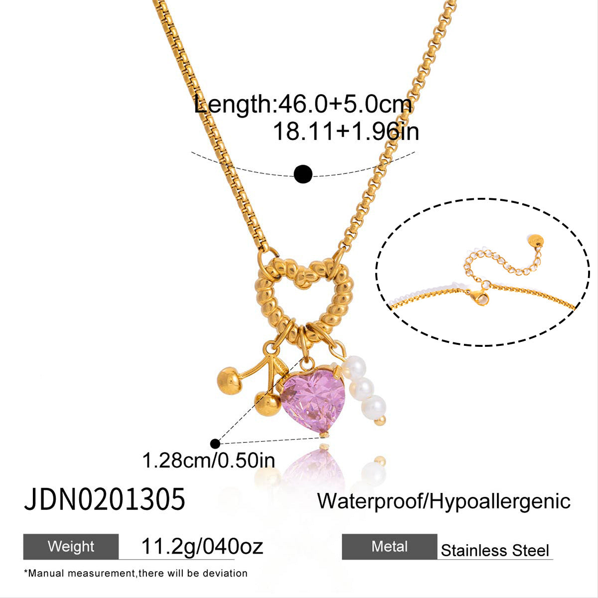 Geometric Zircon Pendant Necklace Collection