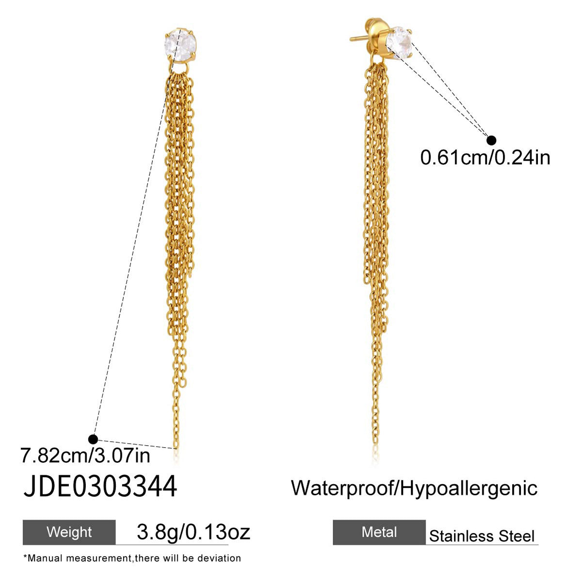 Fan Zircon Ear Crawler