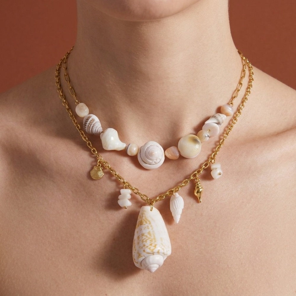 Shell Pendant Necklace Collection
