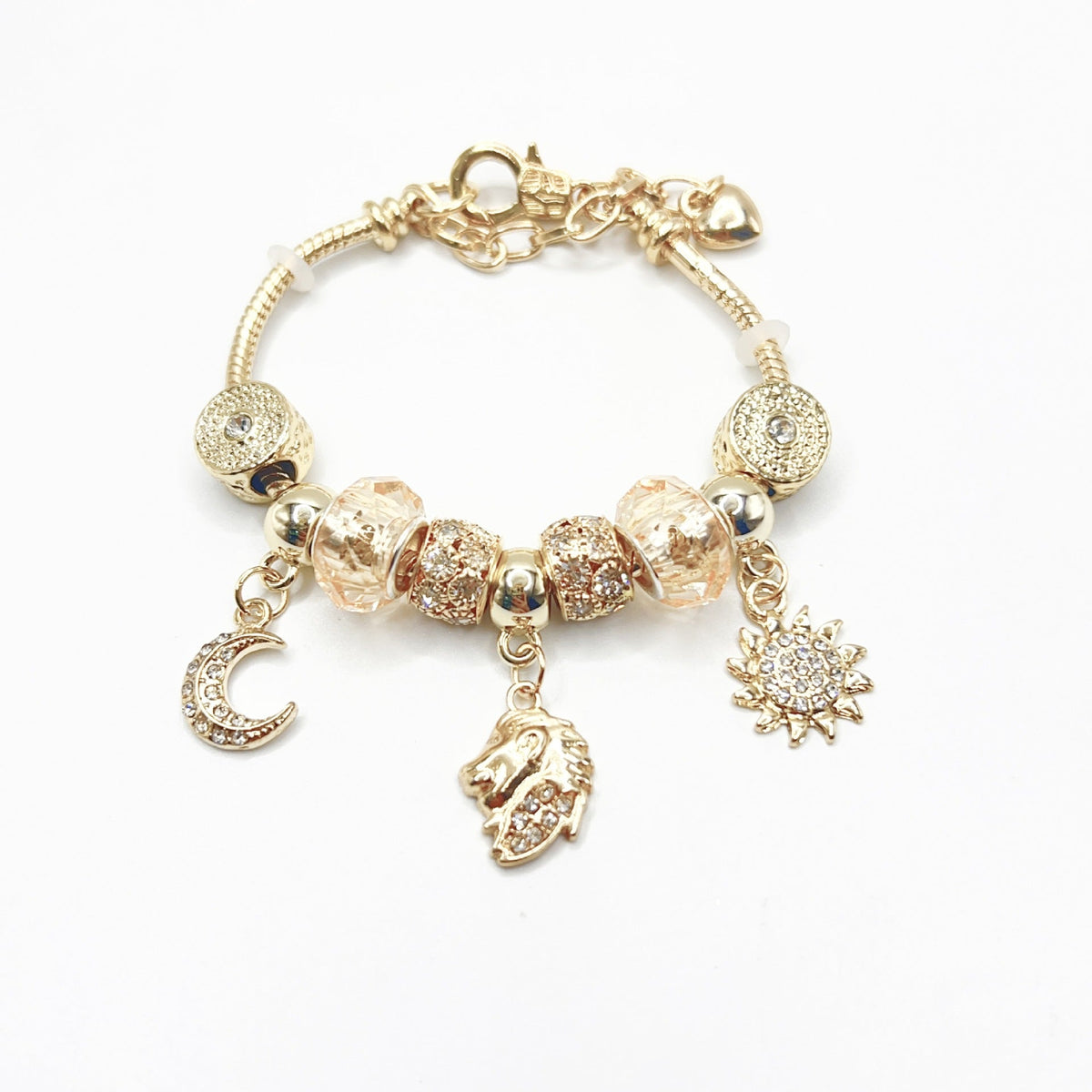 Golden Twelve Zodiac Sign Bracelet