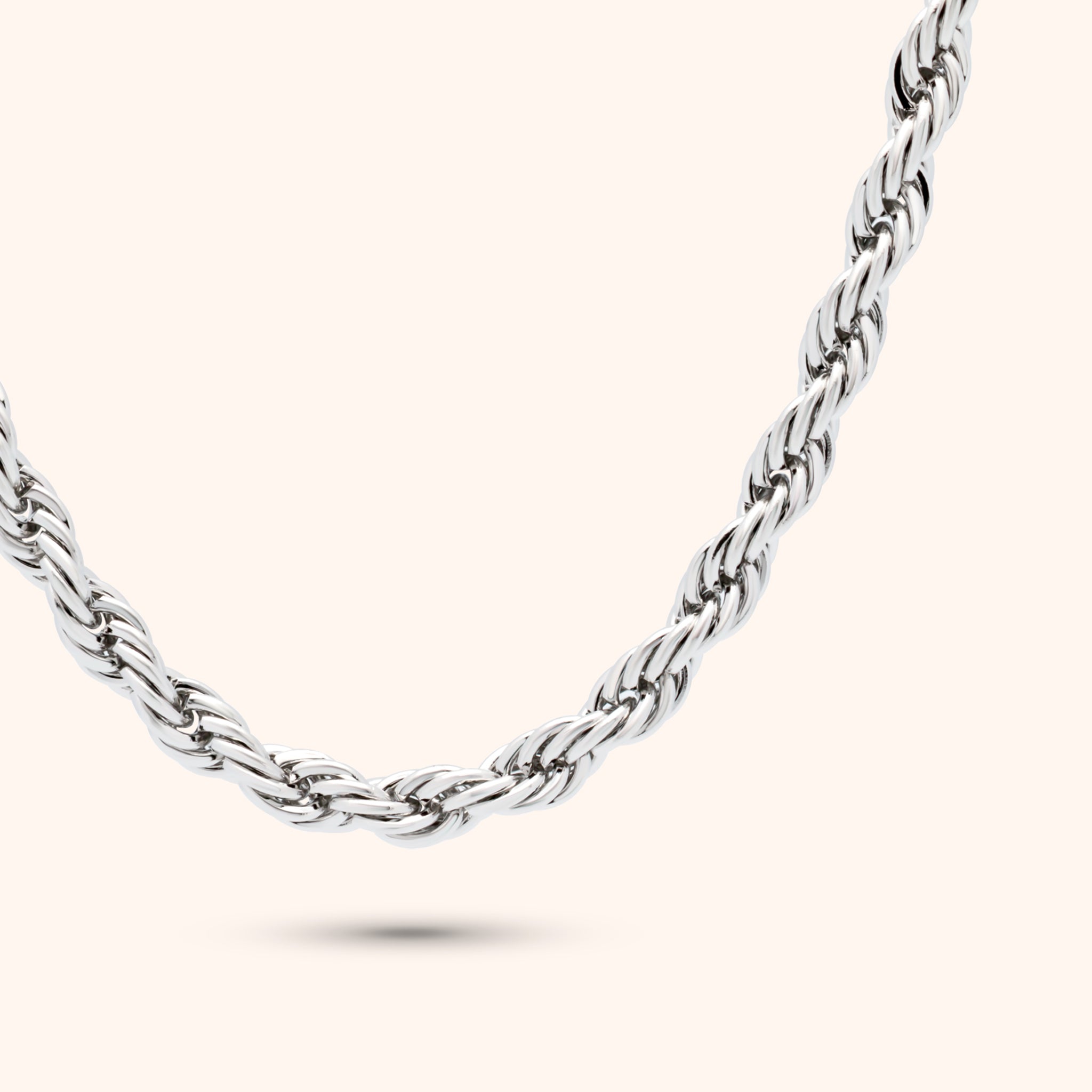 Luxurious Rope Gold Chain Necklace