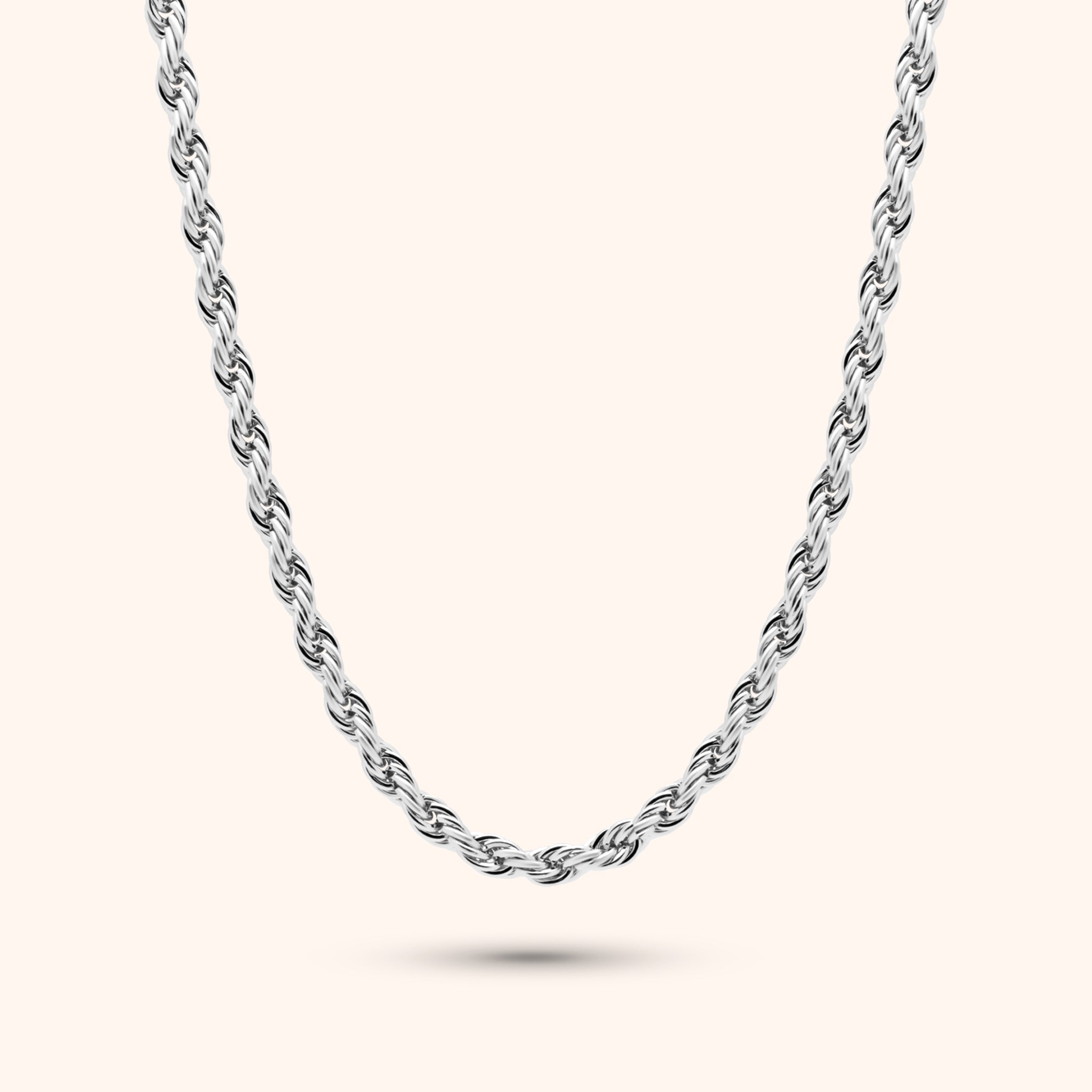 Luxurious Rope Gold Chain Necklace