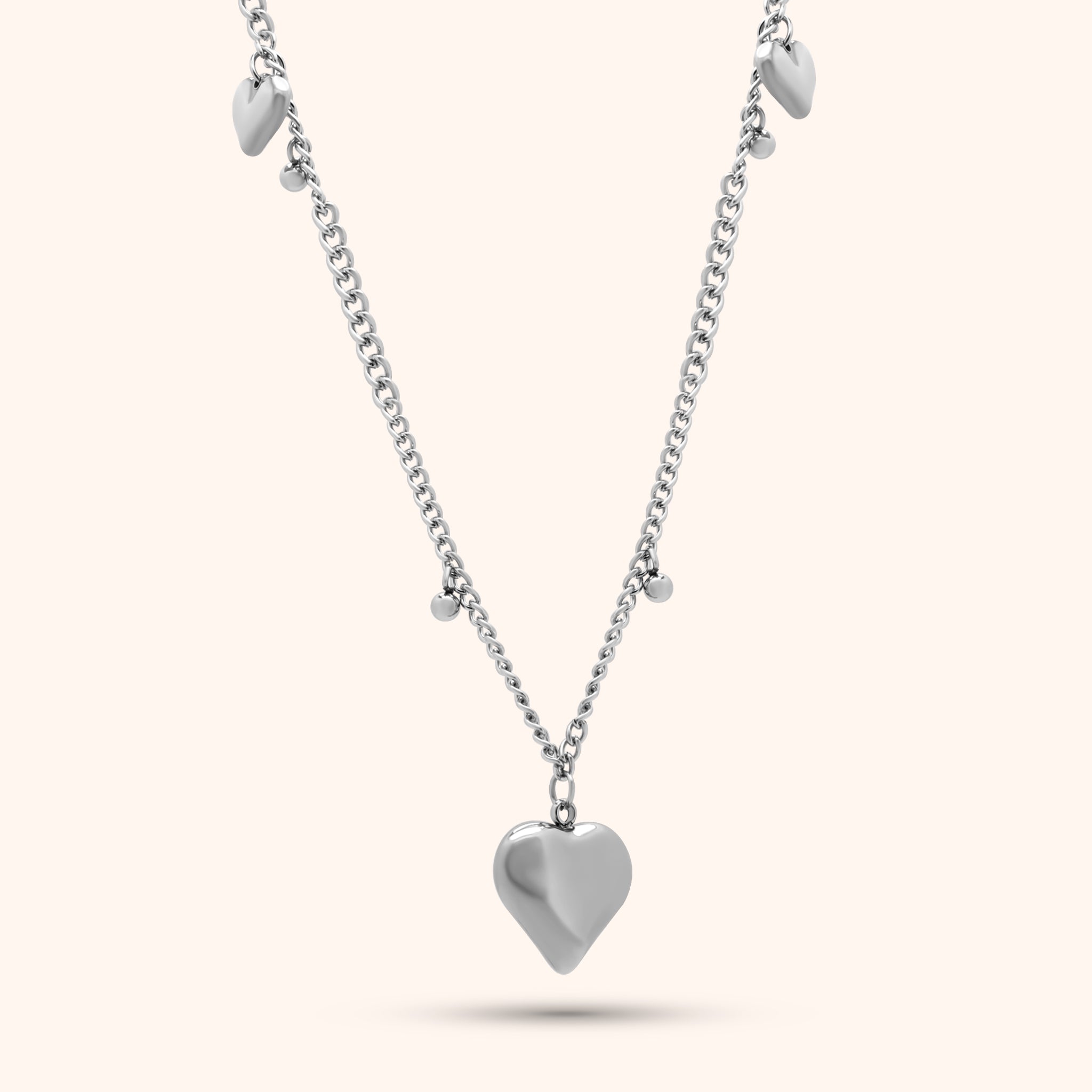 Linked Hearts Necklace