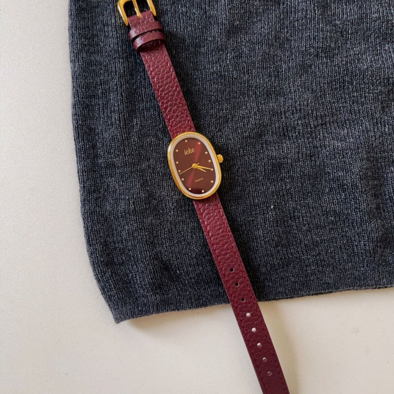 Best-selling Ankla Red New Year Watch For Women Vintage Style