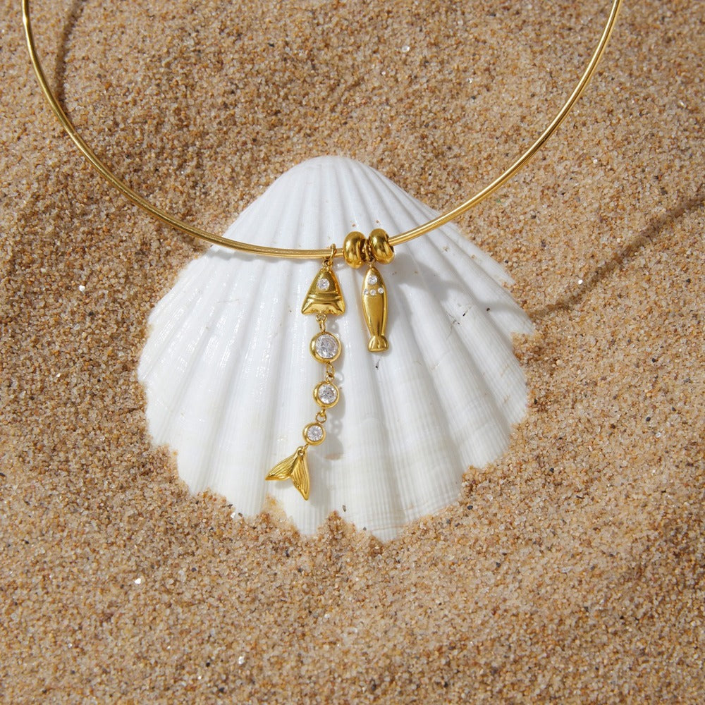 Shell Choker Necklace