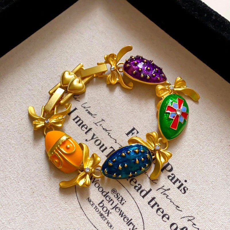 Second-Hand Vintage Jewelry With Diamond-Encrusted Flowers And Heart Necklaces, Retro Elegant Clavicle Chains, Light Luxury And High-End Necklaces
