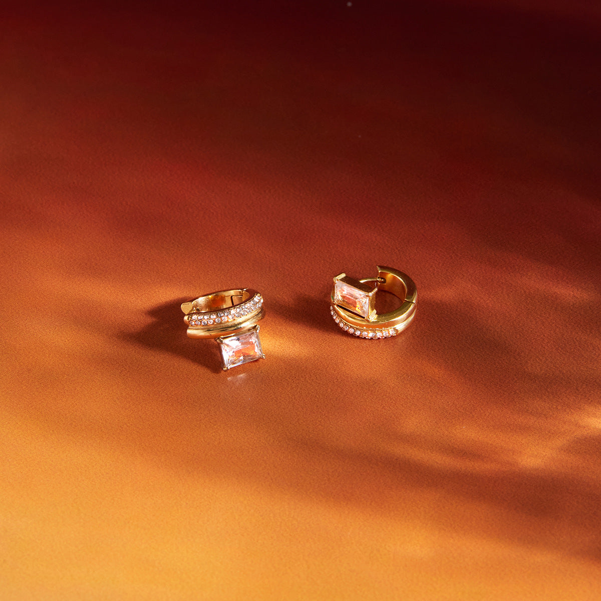 Zircon Ear Cuff Earring Collection