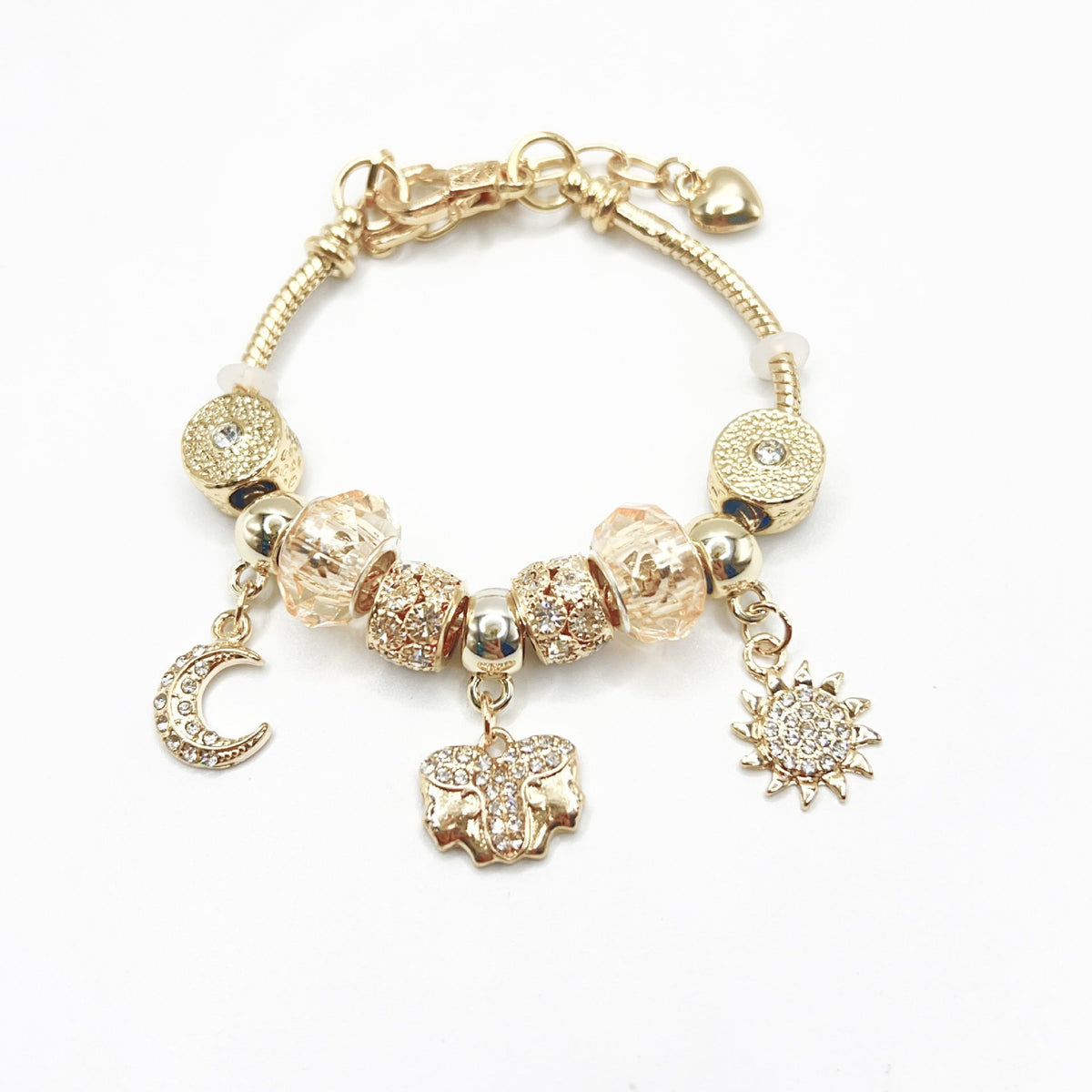 Golden Twelve Zodiac Sign Bracelet