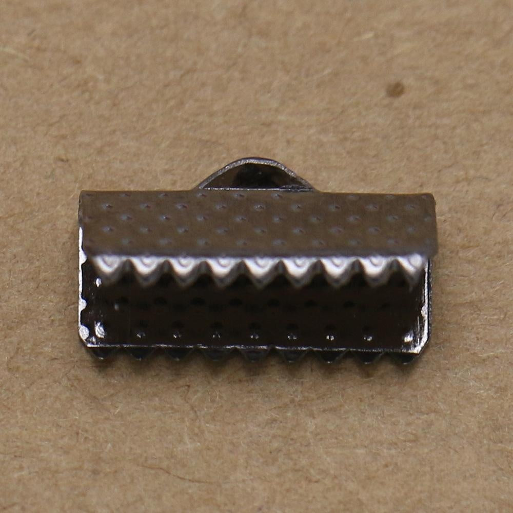 Flat Wire Clip Leather Cord Buckle Jewelry Material Accessories