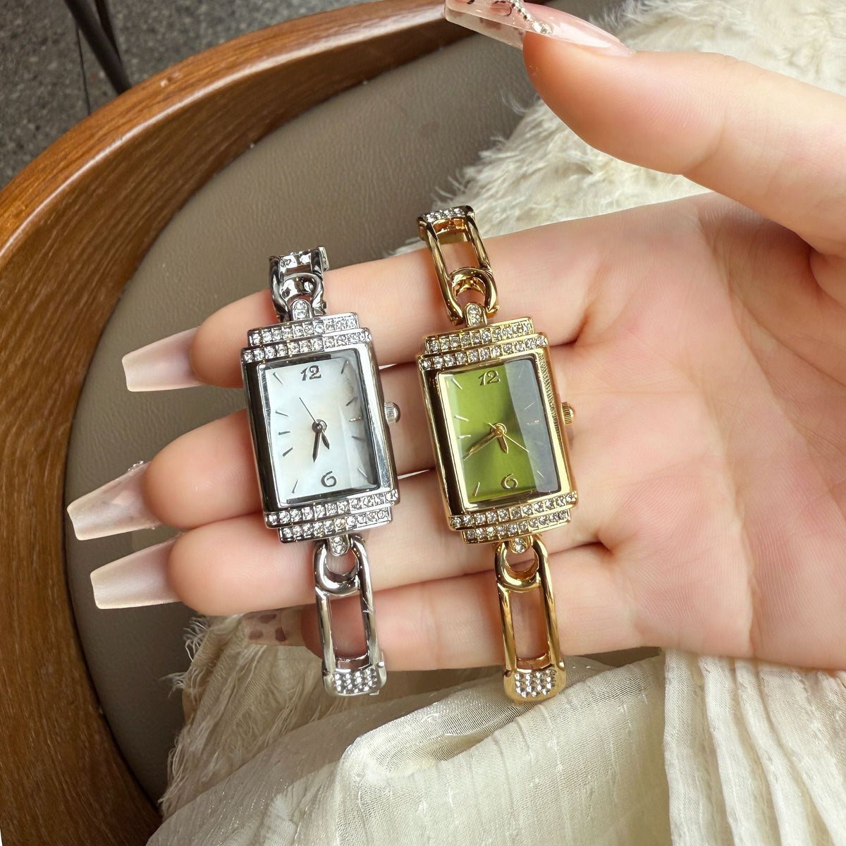 Women's Watch Light Luxury Square High Sense