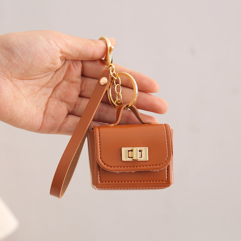All-match Accessory Small Wallet PU Keychain