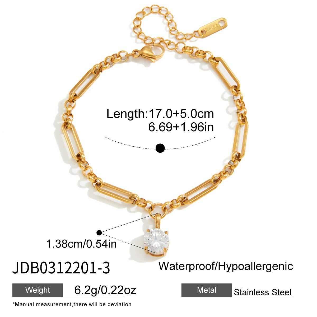 Zircon Station Bracelet Collection