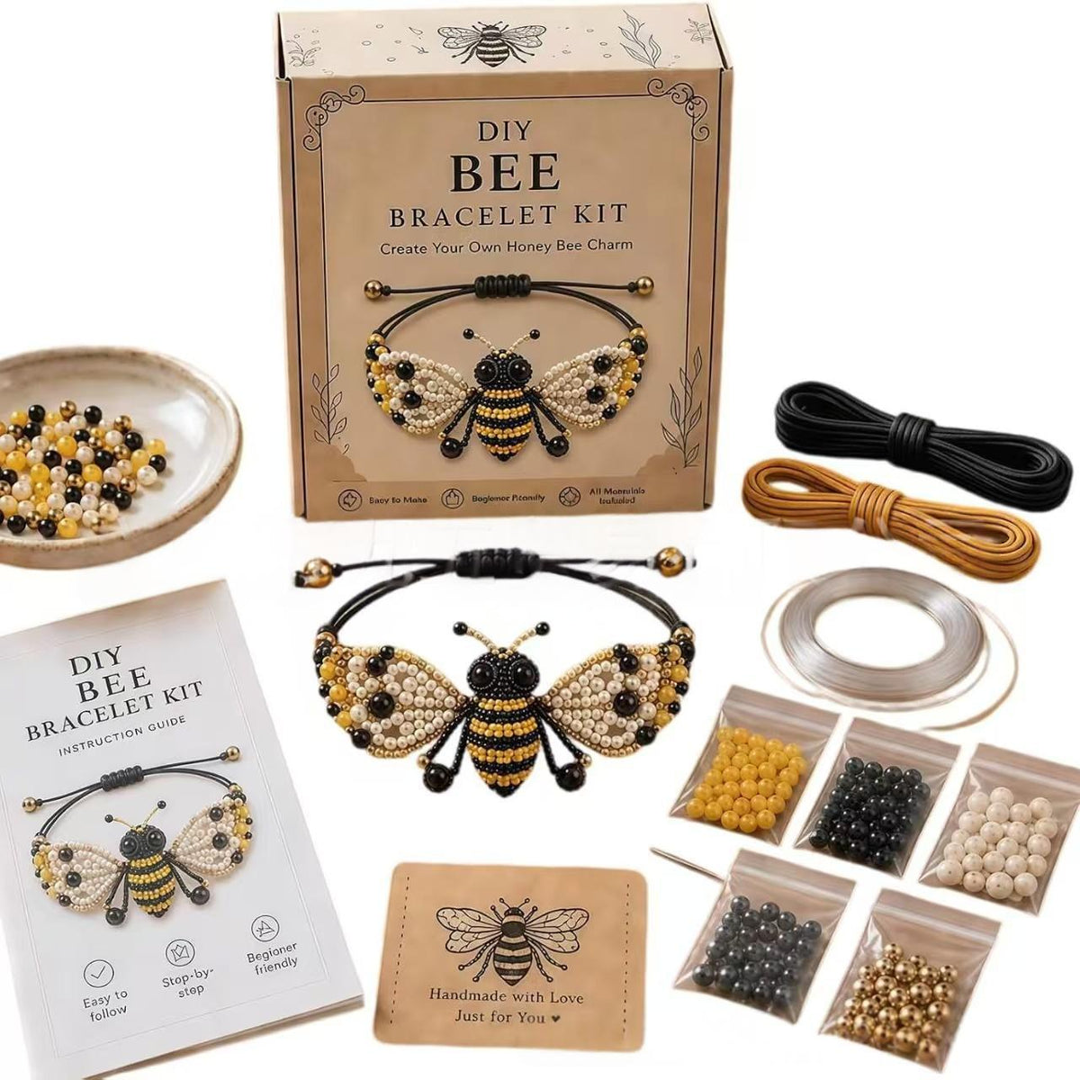 Cute Design DIY Beaded Bracelet Kit