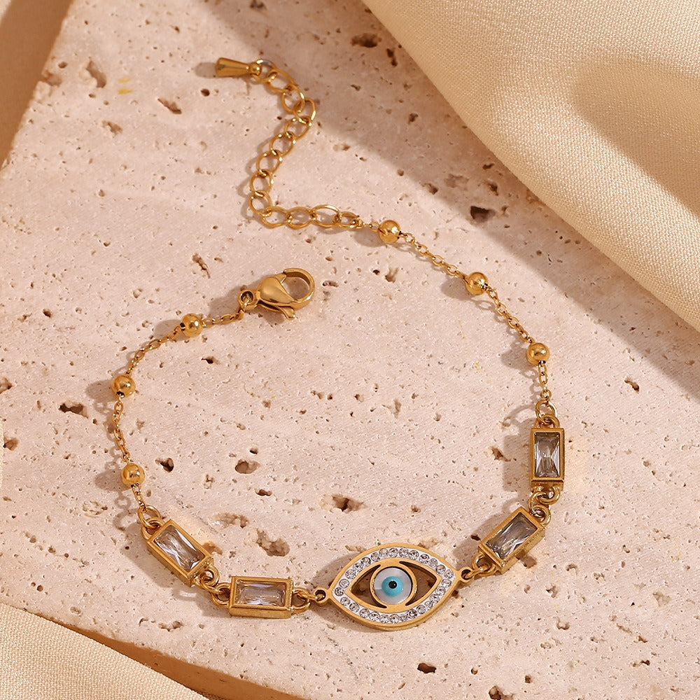 Evil Eye Zircon Bracelet