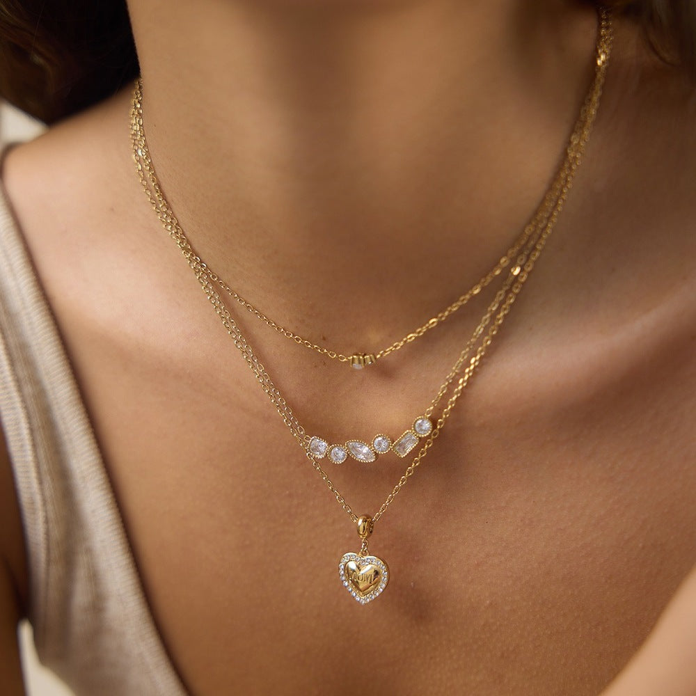 Zircon Pendant Necklace Collection