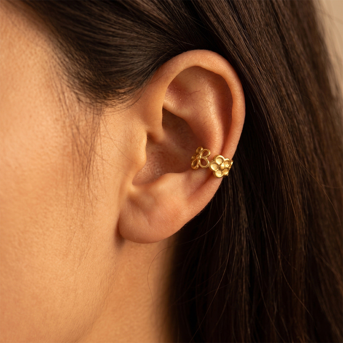 Floral Ear Cuff