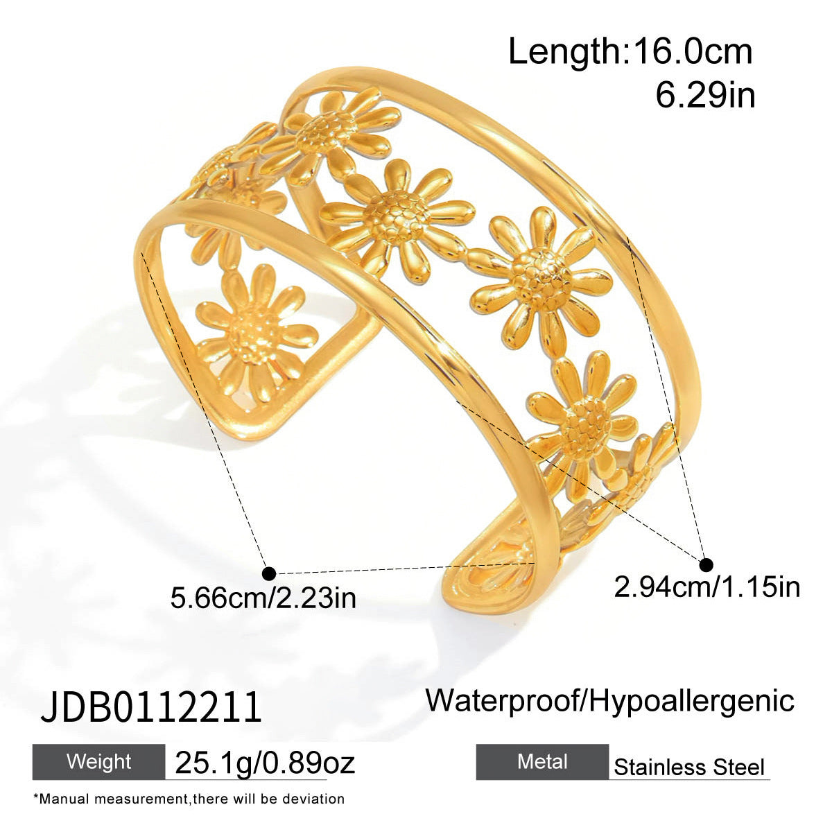 Floral Bracelet Ring Collection
