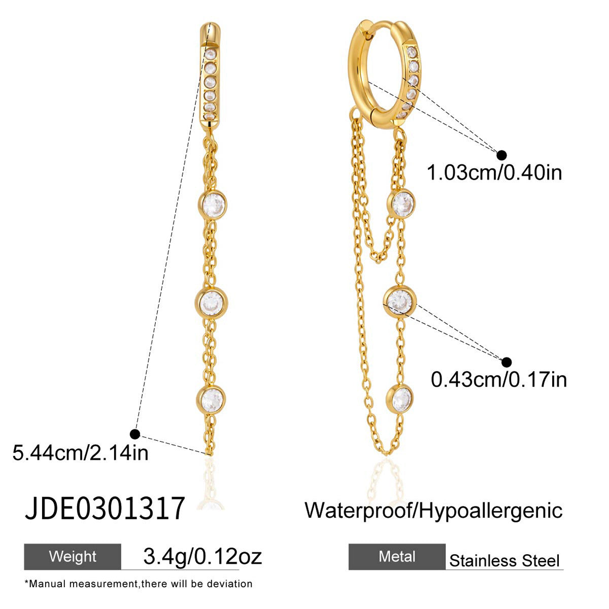 Chain Tassel Earrings Assortment