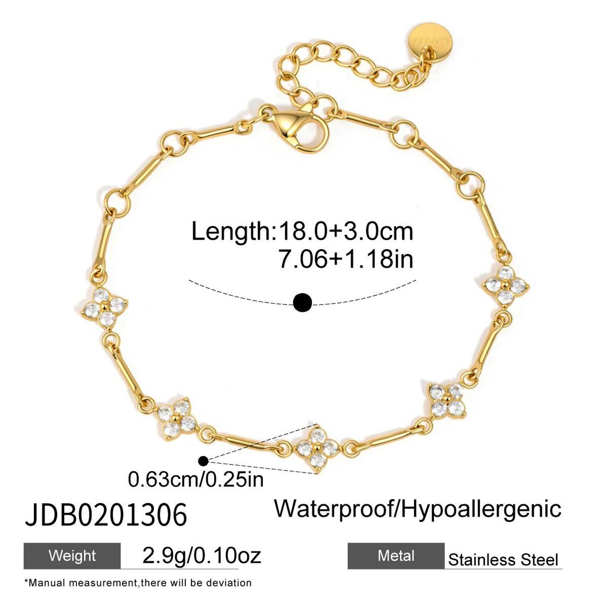 Charm Zircon Bracelet Collection
