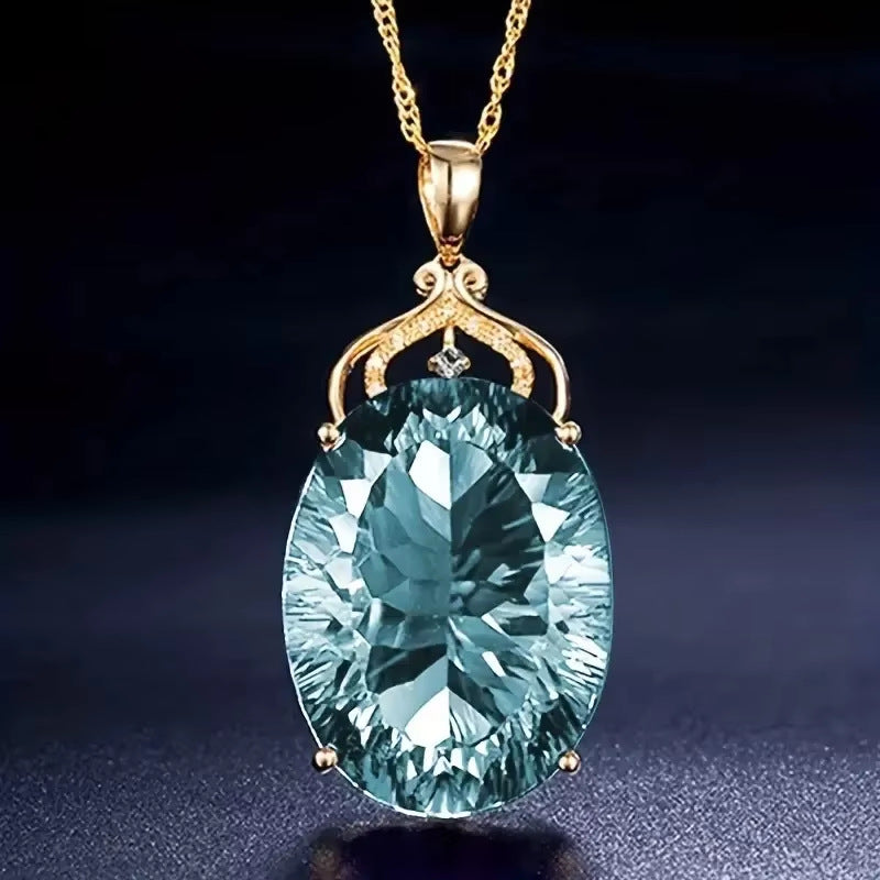 Wholesale Women Amethyst Pendant Necklace, Trendy Viral Dopamine Jewelry, Versatile High-End Sense Purple Crystal Necklace For Ladies
