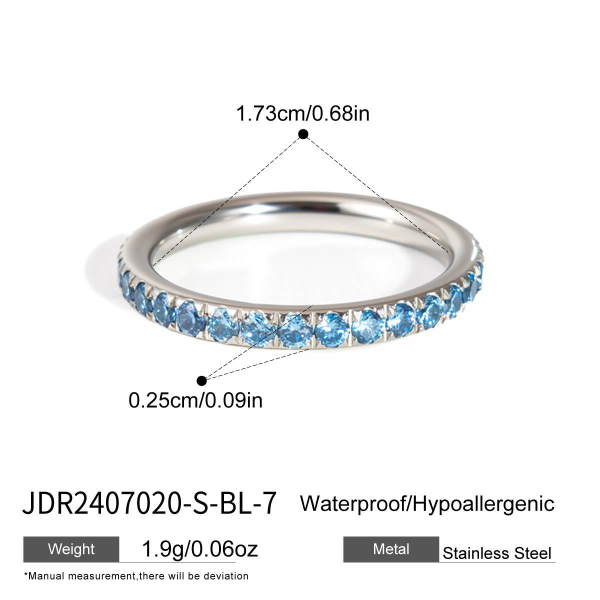 Color Zircon Ring Collection