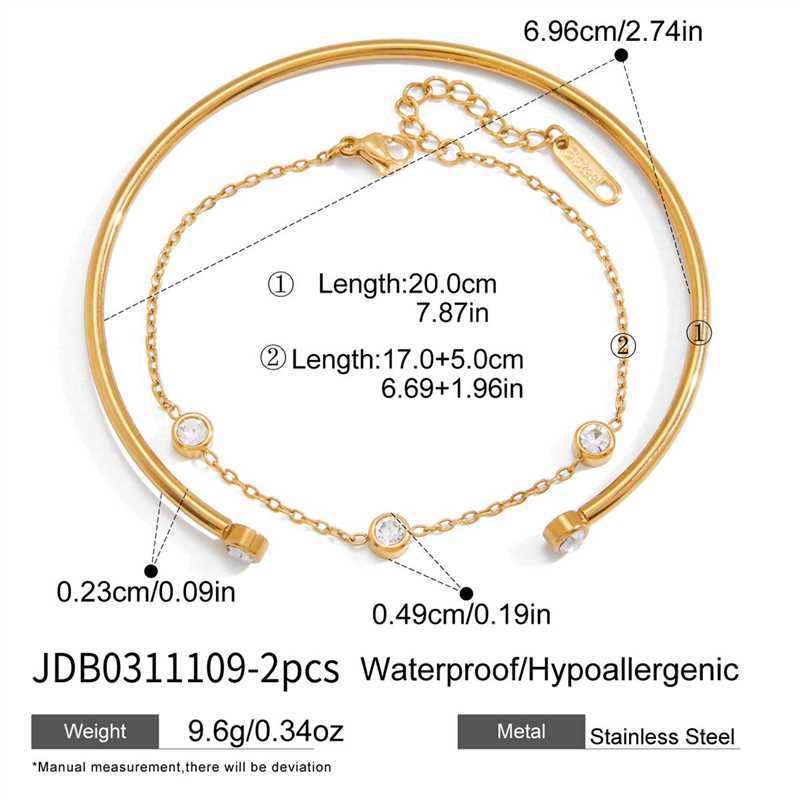 Zircon Bracelet Necklace Collection
