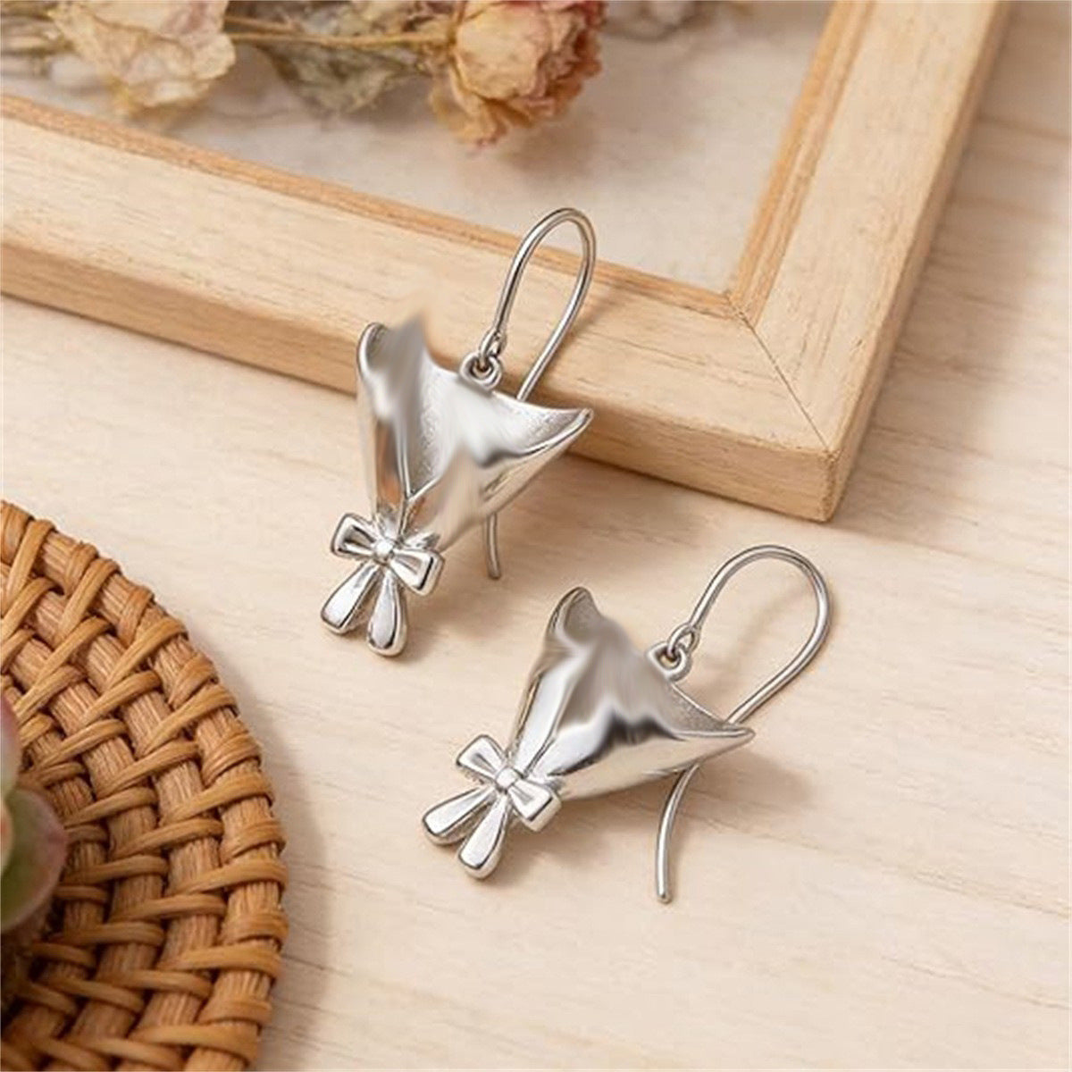 Personalized Mini Bouquet Earrings For Women
