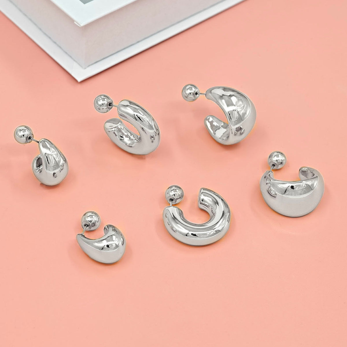 Women's Simple Creative Personality C- Shaped Earrings
