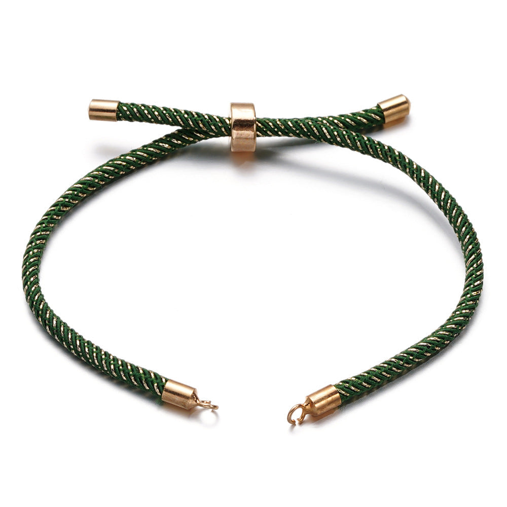 DIY Jewelry Accessories Christmas Semi-finished Adjustable Wrist Cord