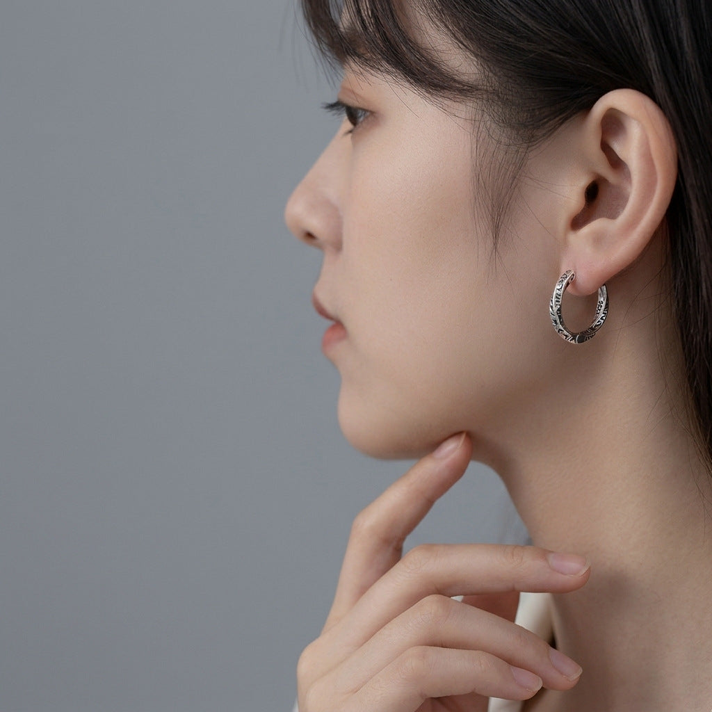 Retro Fashion Personalized Graffiti Earrings