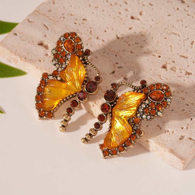 Second-Hand Vintage Jewelry With Diamond-Encrusted Flowers And Heart Necklaces, Retro Elegant Clavicle Chains, Light Luxury And High-End Necklaces