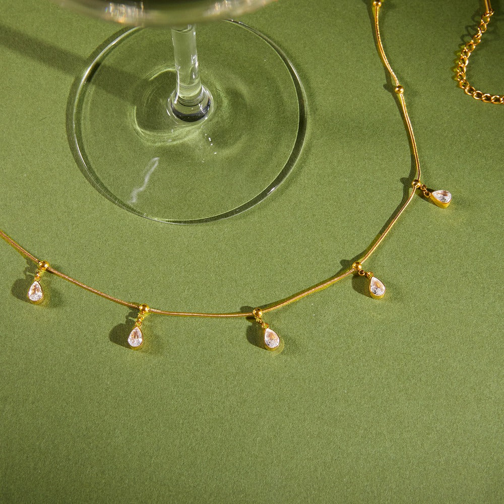 Zircon Y Necklace Collection