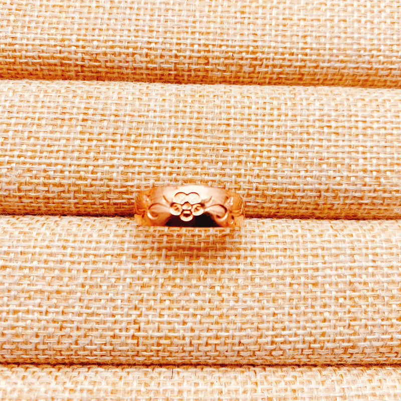 Purple Copper Men's Fortune-Bringing Red Copper Ring