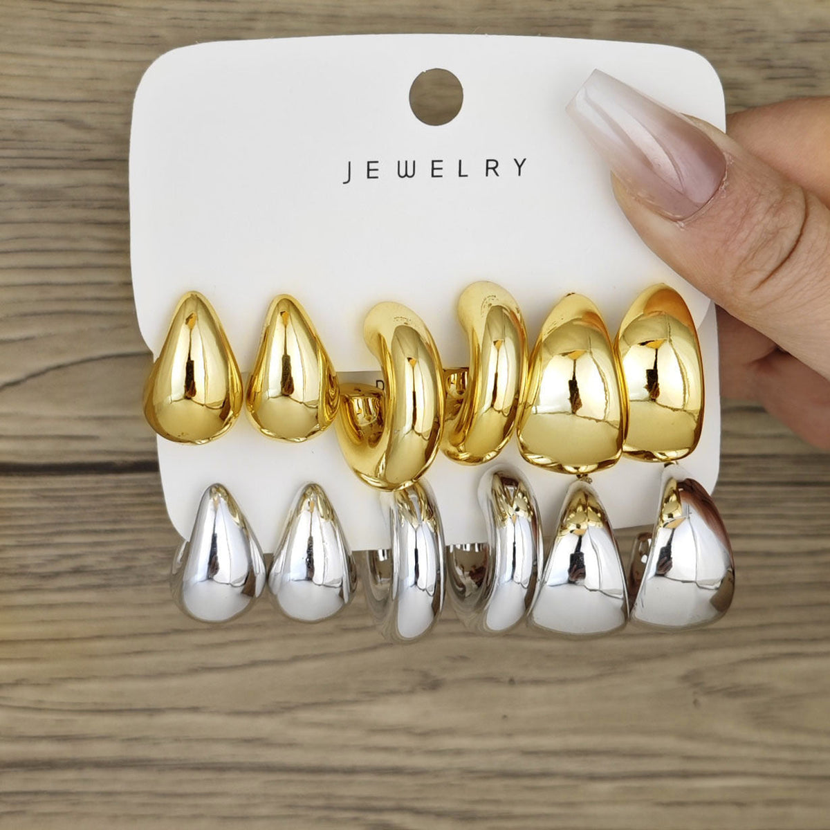 Women's Simple Creative Personality C- Shaped Earrings