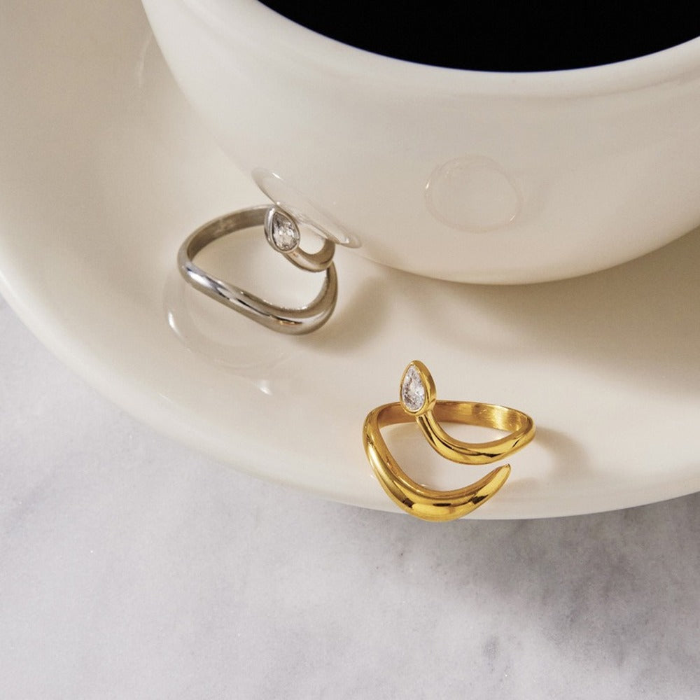 Two Tone Wrap Ring Collection