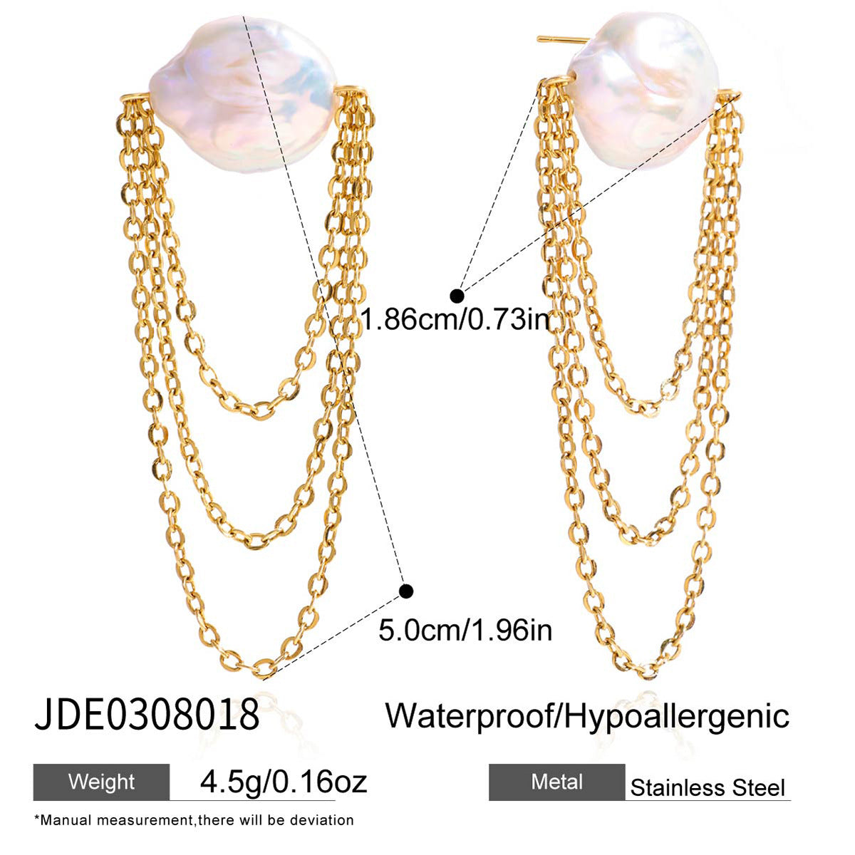 Chain Tassel Earrings Assortment