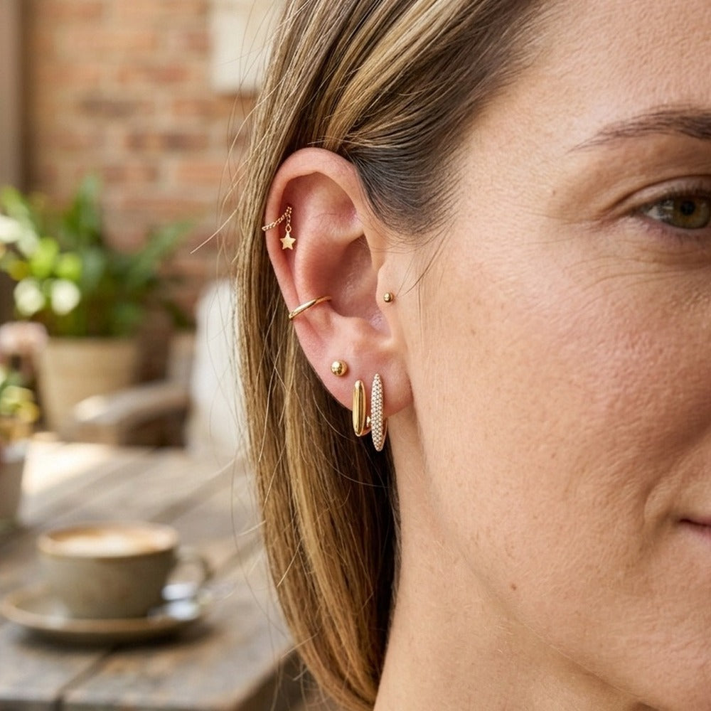 Zircon Stud Earrings